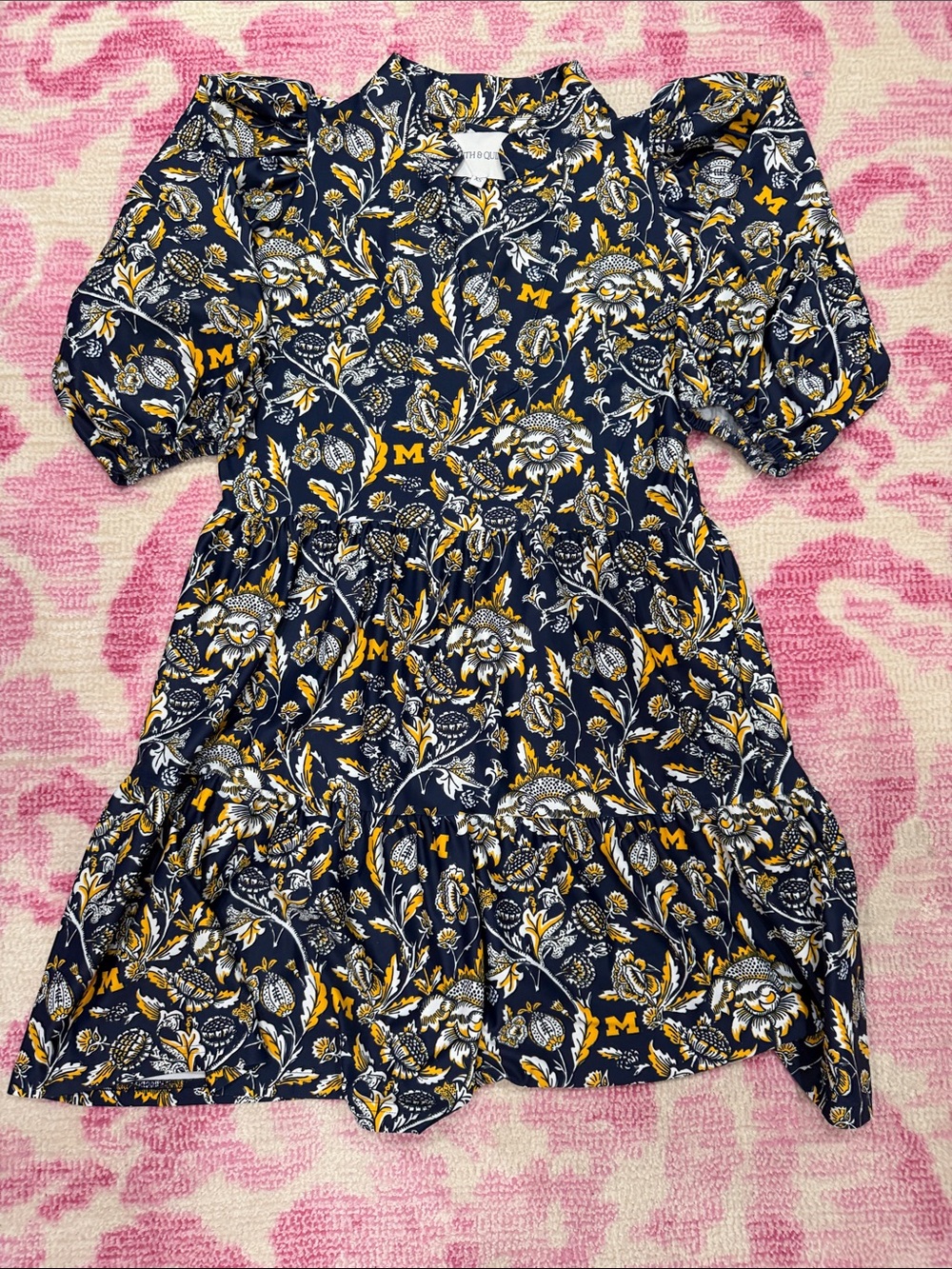 Smith and Quinn university of Michigan gameday Tory dress size Xs